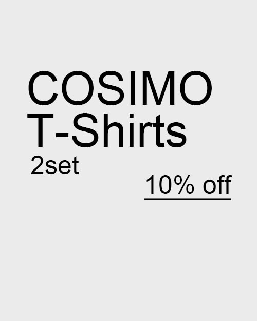 DZEMER-코시모 클래식 티셔츠 2set